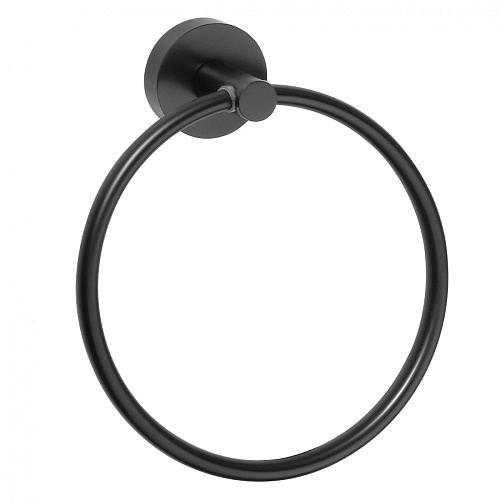 Кольцо Bemeta 104104060 Dark для полотенец 17 см, черный купить недорого в интернет-магазине Керамос