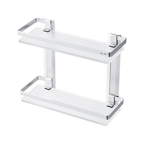 Полка AM.PM A7455200 Sense L для душа, 32х13 см, серебро купить недорого в интернет-магазине Керамос