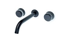 Смеситель из стены Boheme AURA 152-2-B-A черный