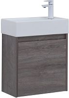 Тумба с раковиной Aquanet 00302520 Nova Lite, 51х27 см, темное дерево