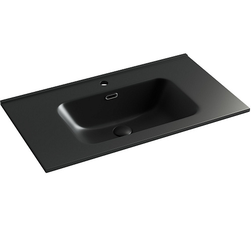 Умывальник Ceramica Nova CN7005MB Element накладной 81х46.5 см, черный матовый Умывальник Ceramica Nova CN7005MB Element накладной 81х46.5 см, черный матовый