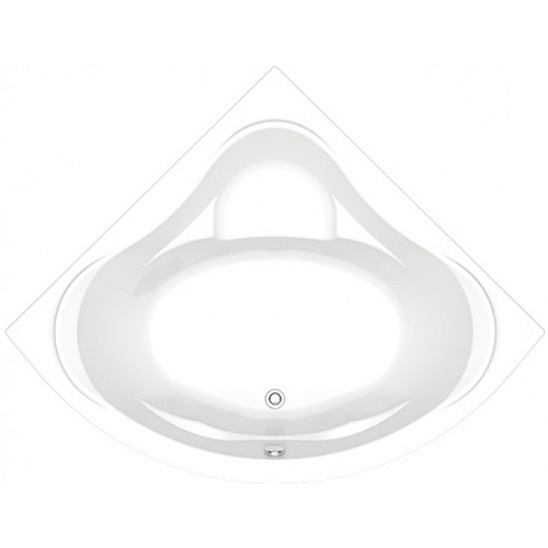 Ванна акриловая BAS В 00024 Мега без гидромассажа 160х160 см, белая Ванна акриловая BAS В 00024 Мега без гидромассажа 160х160 см, белая