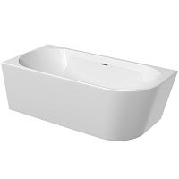 Ванна Sancos FB11 Veneto L отдельностоящая 170х80 см, левая, со сливом-переливом, белая