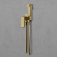 Гигиенический душ Vincea VHFW-102BG в комплекте со смесителем, брашированное золото