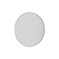 Зеркало круглое с LED подсветкой сенсор антипар 80х80 см Boheme 545-80-MG рама золото матовое