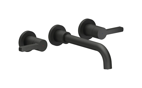 Смеситель для раковины Nobili Lira LR116298/1T1BM черный, 3 отверстия Смеситель для раковины Nobili Lira LR116298/1T1BM черный, 3 отверстия