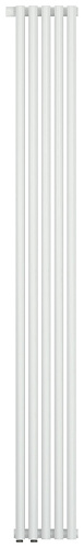 Радиатор Сунержа 12-0320-1805 Эстет-0 отопительный н/ж EU50 левый 1800х225 мм/ 5 секций, белый