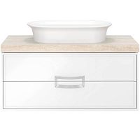 Тумба Kerama Marazzi CN.100\M Canaletto под раковину подвесная 100х47 см, белый матовый