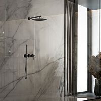 Душевой комплект Vincea VSFW-4G01MB Groove встраиваемый, 2 режима, черный матовый