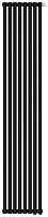 Радиатор Сунержа 31-0312-1808 Эстет-11 отопительный н/ж EU50 1800х360 мм/ 8 секций, матовый черный