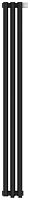 Радиатор Сунержа 15-0321-1203 Эстет-0 отопительный н/ж EU50 правый 1200х135 мм/ 3 секции, муар темный титан