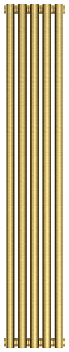 Радиатор Сунержа 051-0332-1205 Эстет-00 отопительный н/ж 1200х225 мм/ 5 секций, состаренная латунь