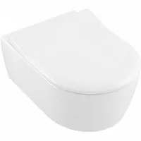 Унитаз Villeroy & Boch 5656RS01 Avento с сиденьем, 37х53 см, альпийский белый