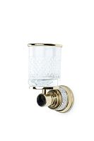 Стакан настенный 15х7 см Boheme AURA 10244-G золото