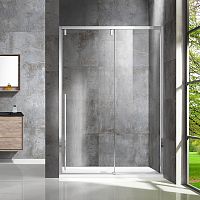 Душевая дверь Vincea VDS-1L160CL-1 Lugano, 150х195 см, профиль хром/стекло прозрачное