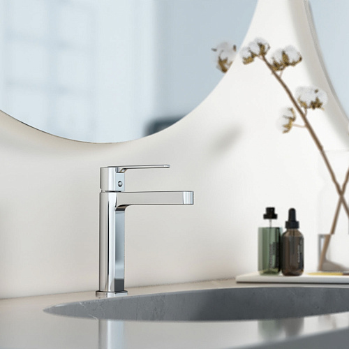 Смеситель Vincea VBF-1R1CH Rondo для раковины, хром Смеситель Vincea VBF-1R1CH Rondo для раковины, хром