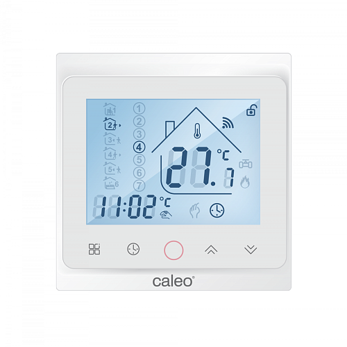 Терморегулятор CALEO С936 Wi-Fi встраиваемый, цифровой, программируемый, 3,5 кВт снят с производства