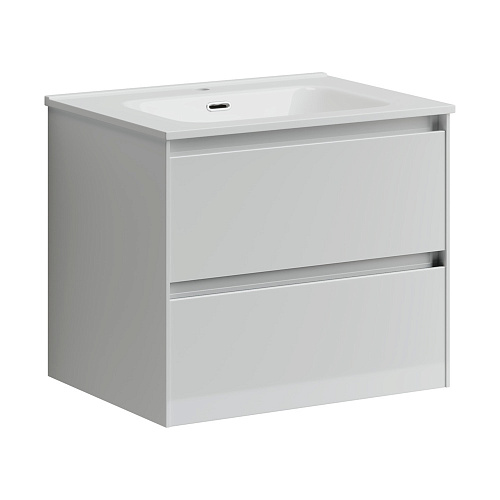 Тумба Sancos CN60W Cento под раковину 59х45 см, подвесная, белый глянец купить недорого в интернет-магазине Керамос