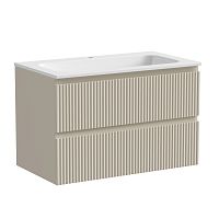 Тумба Sancos SNR80CE Snob R под раковину 79х44.5 см, подвесная, Beige Soft Тумба Sancos SNR80CE Snob R под раковину 79х44.5 см, подвесная, Beige Soft