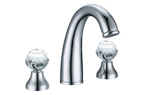 Смеситель Boheme 357 Brillante Presente для умывальника, на 3 отверстия, хром Смеситель Boheme 357 Brillante Presente для умывальника, на 3 отверстия, хром