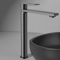 Смеситель Vincea VBF-1V2GM Vogue для раковины, вороненая сталь