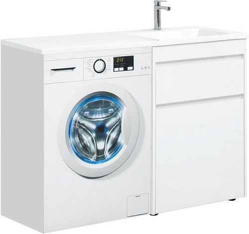 Тумба с раковиной Aquanet 00239301 Токио, 120х48 см, белая снят с производства