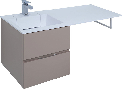 Тумба под раковину Aquanet 00243661 Алвита подвесная, 48х48 см, бежевая Тумба под раковину Aquanet 00243661 Алвита подвесная, 48х48 см, бежевая снят с производства