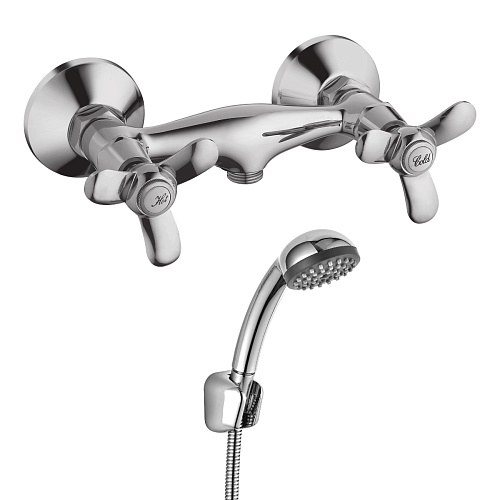Смеситель Rossinka Q02-41 Q для душа, с душевой лейкой, хром