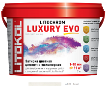 Цементная затирка Litokol LITOCHROM1-6 LUXURY EVO LEE.200 (2кг) Белый