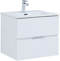Тумба с раковиной Aquanet 00274120 Алвита New, 61х47 см, белая Тумба с раковиной Aquanet 00274120 Алвита New, 61х47 см, белая