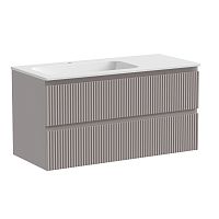 Тумба Sancos SNR100LSM Snob R под раковину 99.5х44.5 см, подвесная, левая, Doha Soft Тумба Sancos SNR100LSM Snob R под раковину 99.5х44.5 см, подвесная, левая, Doha Soft