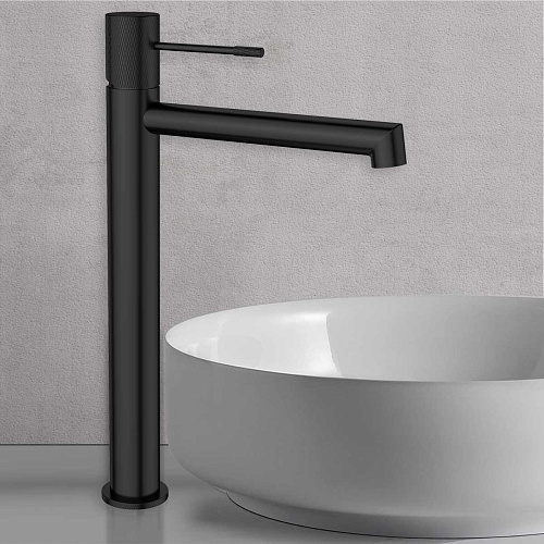 Смеситель Vincea VBF-1D2MB Desire для накладной раковины, черный Смеситель Vincea VBF-1D2MB Desire для накладной раковины, черный