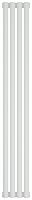 Радиатор Сунержа 30-0302-1204 Эстет-11 отопительный н/ж 1200х180 мм/ 4 секции, матовый белый