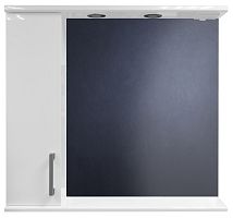 Зеркальный шкаф Loranto CS00046147 Модерн, 80х75 см, белый