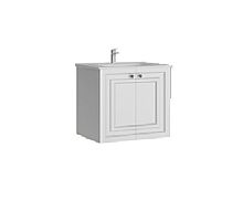 Тумба Creavit KY0060.01.MBY Kayra с раковиной 58х57 см, белый