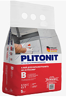 Клей на цементной основе Plitonit усиленный армирующими волокнами  -5