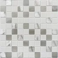 Мозаика Bonaparte Мозаика стеклянная и стеклянная с камнем TitanSilver купить недорого в интернет-магазине Керамос