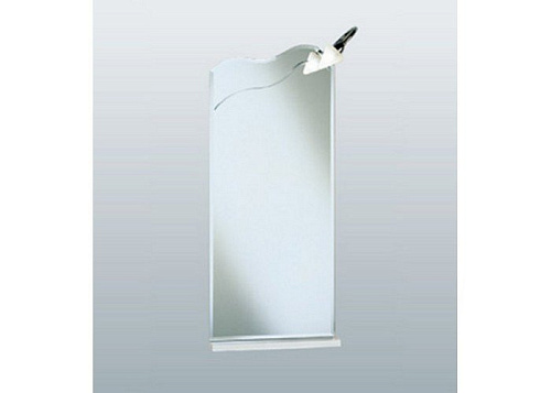 Зеркало Акватон 1A0653L1KO01L Колибри 45 см, со светильником, белый купить недорого в интернет-магазине Керамос