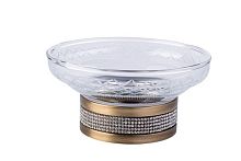 Настольная мыльница BOHEME Royal Cristal 10930-BR-B