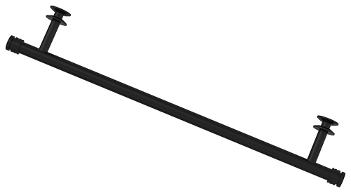 Полка Сунержа 31-2012-0470 прямая (L - 470 мм) н/ж для ДР Полка Сунержа, матовый черный