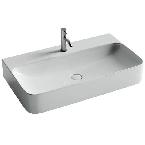 Умывальник Ceramica Nova CN2006 Aura, без перелива, 80х47 см, белый Умывальник Ceramica Nova CN2006 Aura, без перелива, 80х47 см, белый