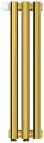 Радиатор Сунержа 03-0310-5003 Эстет-1 отопительный н/ж EU50 левый 500х135 мм/ 3 секции, золото