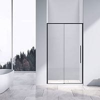 Душевая дверь Vincea VDS-4SN130CLB Slim-N, 130х195 см, профиль черный/стекло прозрачное