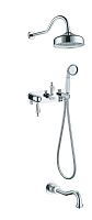 Душевая система Boheme 348 Brillante Ripresa встраиваемая, хром