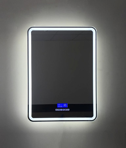 Зеркало Belbagno SPC-MAR-600-800-LED-TCH-RAD Marino, с подсветкой, 60х80 см купить недорого в интернет-магазине Керамос