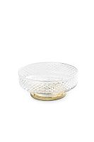 Мыльница настольная 5х11,5 см Boheme AURA 10251-G золото