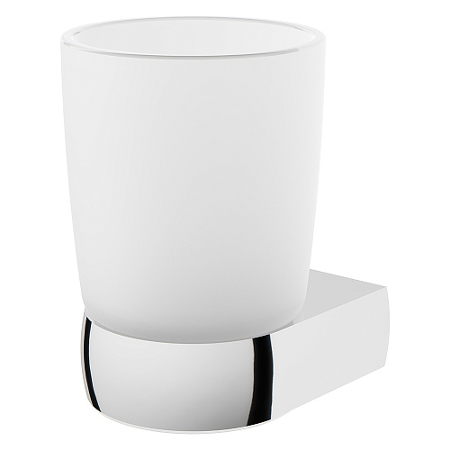 Стеклянный стакан AM.PM A3034300 Sensation, с настенным держателем, хром купить недорого в интернет-магазине Керамос