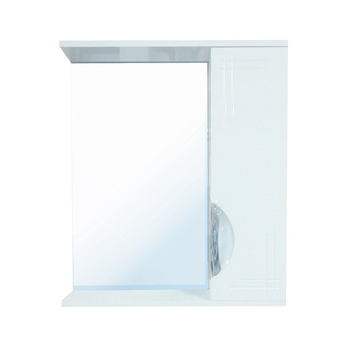Зеркальный шкаф Loranto CS00060410 Верона, 60х70 см, белый купить недорого в интернет-магазине Керамос