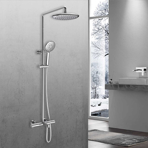 Душевая стойка Vincea VSFS-1D1TCH Desire термостатическая, хром Душевая стойка Vincea VSFS-1D1TCH Desire термостатическая, хром