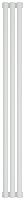 Радиатор Сунержа 30-0331-1203 Эстет-0 отопительный н/ж 1200х135 мм/ 3 секции, матовый белый